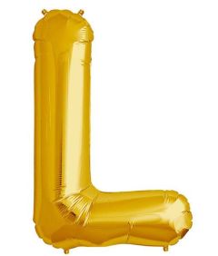 Μπαλόνια γράμματα 1 μέτρο χρυσό L