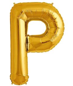 Μπαλόνια γράμματα 1 μέτρο χρυσό P