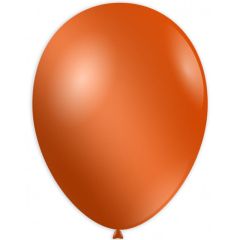 Balloon latex 13 inch metallic orange