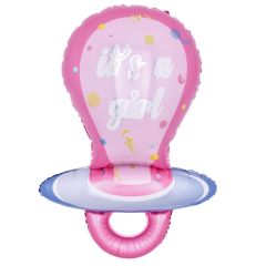 Pacifier balloon supershape its a girl