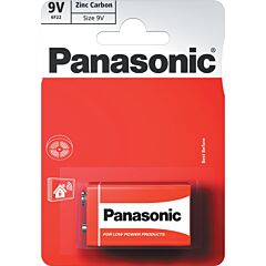 Μπαταρία Panasonic battery 6F22RZ/1B 9V