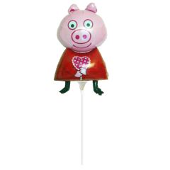 Balloons foil minishape Peppa red