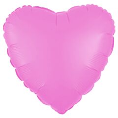 Balloon Heart 18'' Pink BF