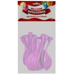 Μπαλόνια 12 ιντσών ματ ροζ 15 τεμάχια