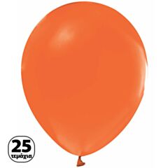 Μπαλόνι 12'' (30cm) Πορτοκαλί Ματ (25 Tεμάχια) - Marco Polo Quality Balloons
