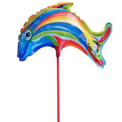 Balloons foil BF 9 inch dolphin multicolor ND