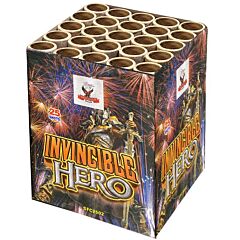 Fireworks 25 shots Invincible Hero SFC2502 balloon-fire-gr
