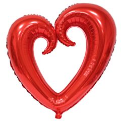 Μπαλόνι 39'' Καρδιά Κόκκινη με τρύπα