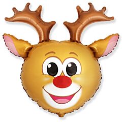 Balloon Reindeer Head 73cm - Flexmetal