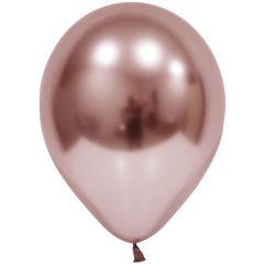 Μπαλόνια 12,5'' Rose Gold Extra Metallic Chrome (15 τεμάχια)
