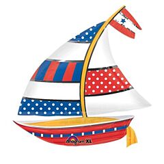 Balloon Foil  Sailboat - 80cm