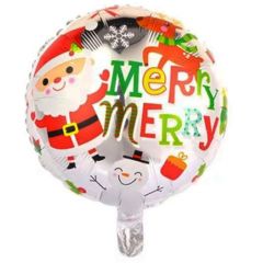 Balloon foil 18 inch Santa clauss Merry christmas