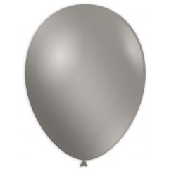 Balloon latex 13 inch metallic silver