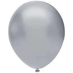 Balloons 13'' silver metallic (15 pcs)