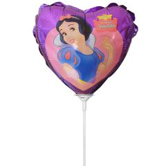 Balloon Snow White heart minishape