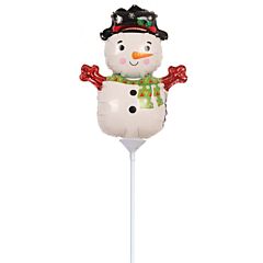 Balloons minishape Snowman with balloon stick - Code Snow 02 