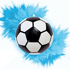 Μπάλα Ποδοσφαίρου Gender Reveal με Γαλάζια Πουδρα 