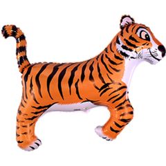 Balloons tiger black stripes 83cm