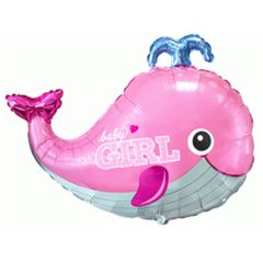 Μπαλόνια φάλαινα ροζ 70 εκατοστά