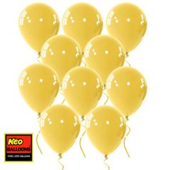 Μπαλόνια 13 ιντσών περλέ χρυσό της άμμου ΝΕΟ Balloons 15 τεμάχια
