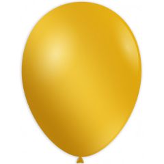 Balloon latex 13 inch metallic yellow