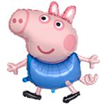 Balloon foil Jorge (Peppa Pig) blue supershape