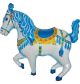 Μπαλόνια Άλογο Μπλε καρουζέλ 83 εκατοστά