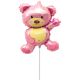 Μπαλόνι minishape BF αρκουδάκι ροζ ND