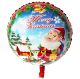 Μπαλόνι 18 ιντσών στρογγυλό Merry christmas Santa  BF71