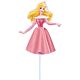 Anagram balloons princess with dress 9 inch Pink