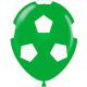 Μπαλόνια 12 ιντσών πράσινα τυπωμένα μπάλα ποδοσφαίρου 15 τεμάχια ΣΥΣΚΕΥΑΣΜΕΝΑ ND