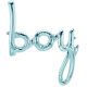 Μπαλόνι μπλε σχηματισμένη λέξη Boy