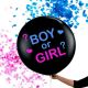 Μπαλόνια Boy or Girl 16 ιντσών μαύρου χρώματος gender reveal