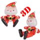 Μπαλόνι Santa Claus special καθιστός 3D