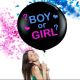 Μπαλόνι Boy or Girl 80cm μαύρου χρώματος gender reveal