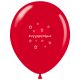 Printed 12 inch balloon Greek font Congratulations 15 pcs pack