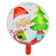 Balloon foil 18 inch santa with christmas tree