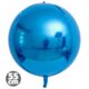 Μπαλόνια Foil Μπλε 4D Στρογγυλά 55 εκατοστών