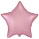Μπαλόνι foil 18'' αστέρι σατινέ ροζ, Flexmetal