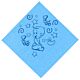 Χαρτοπετσέτες γαλάζιες τυπωμένες με μωράκι & σχέδια (100 Τεμάχια)