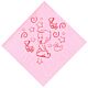 Χαρτοπετσέτες ροζ τυπωμένες με μωράκι & σχέδια (100 Τεμάχια)