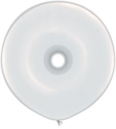 Qualatex Μπαλόνια Geodonut Λευκό 16 inch 25 τεμάχια ND