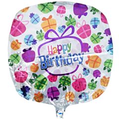 Μπαλόνι 18 inch Happy birthday τετράγωνο ND