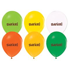 Μπαλόνια 12,5'' Ζώα της ζούγκλας Safari (15 τεμάχια)