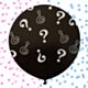 Gender Reveal Balloons 15 pcs set with a Confetti cannon | 1 pc 18'' Question mark balloon, 7 balloons It's a boy, 7 balloons It's a girl & 1 confetti cannon of your choice