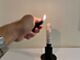 Fountain fire 1,2 meters 90 sec with standing cup with lighter ignition balloon-fire-gr