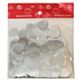Round confetti silver 1,5 cm, pack 22 gr