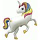 Balloons unicorn rainbow color 112 cm, Flexmetal