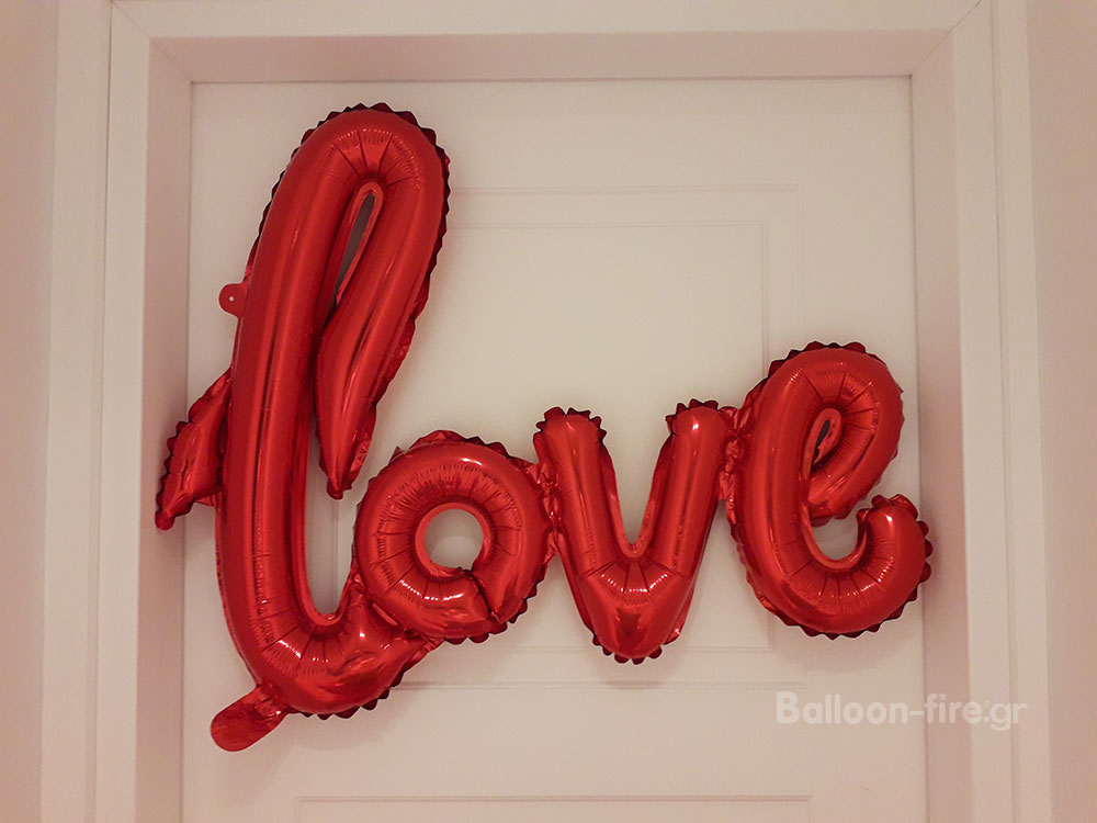 Μπαλόνι σχηματισμένη λέξη Love