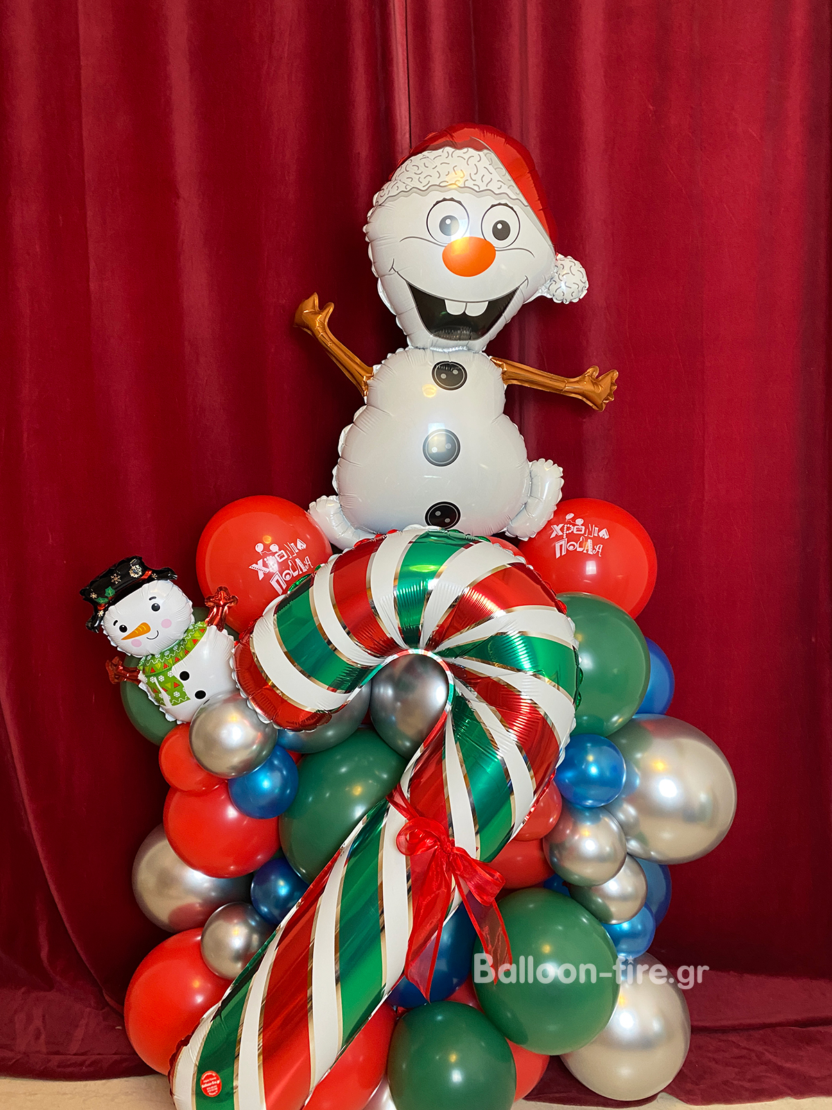 Κατασκευή χιονάνθρωπος Olaf με candy foil